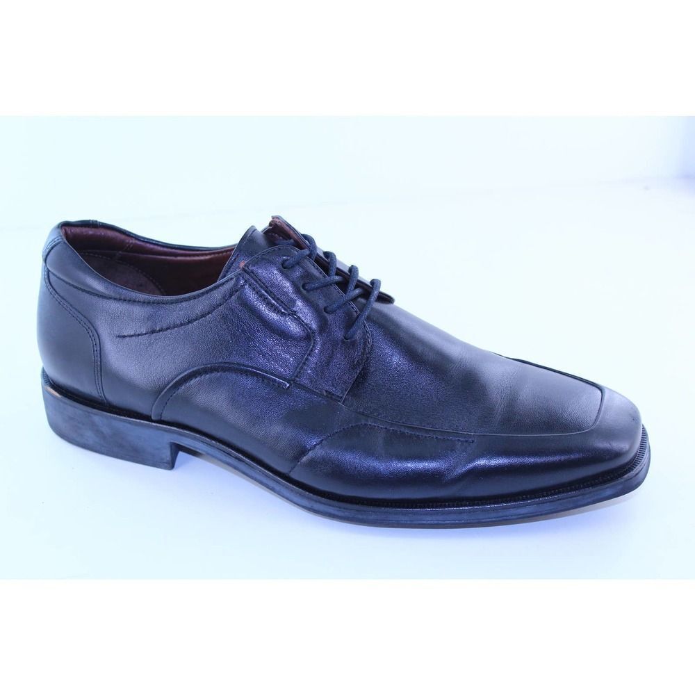 Johnston & Murphy Black Leather Dress Oxfords 11 M